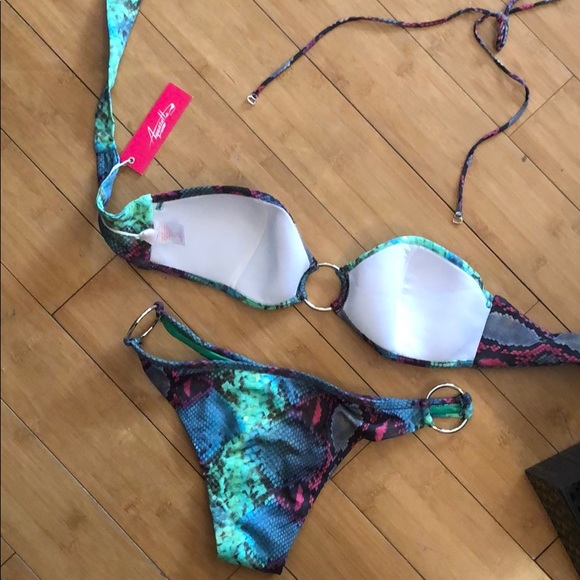 Aquarella bikini in bright camo print - Picture 2 of 3